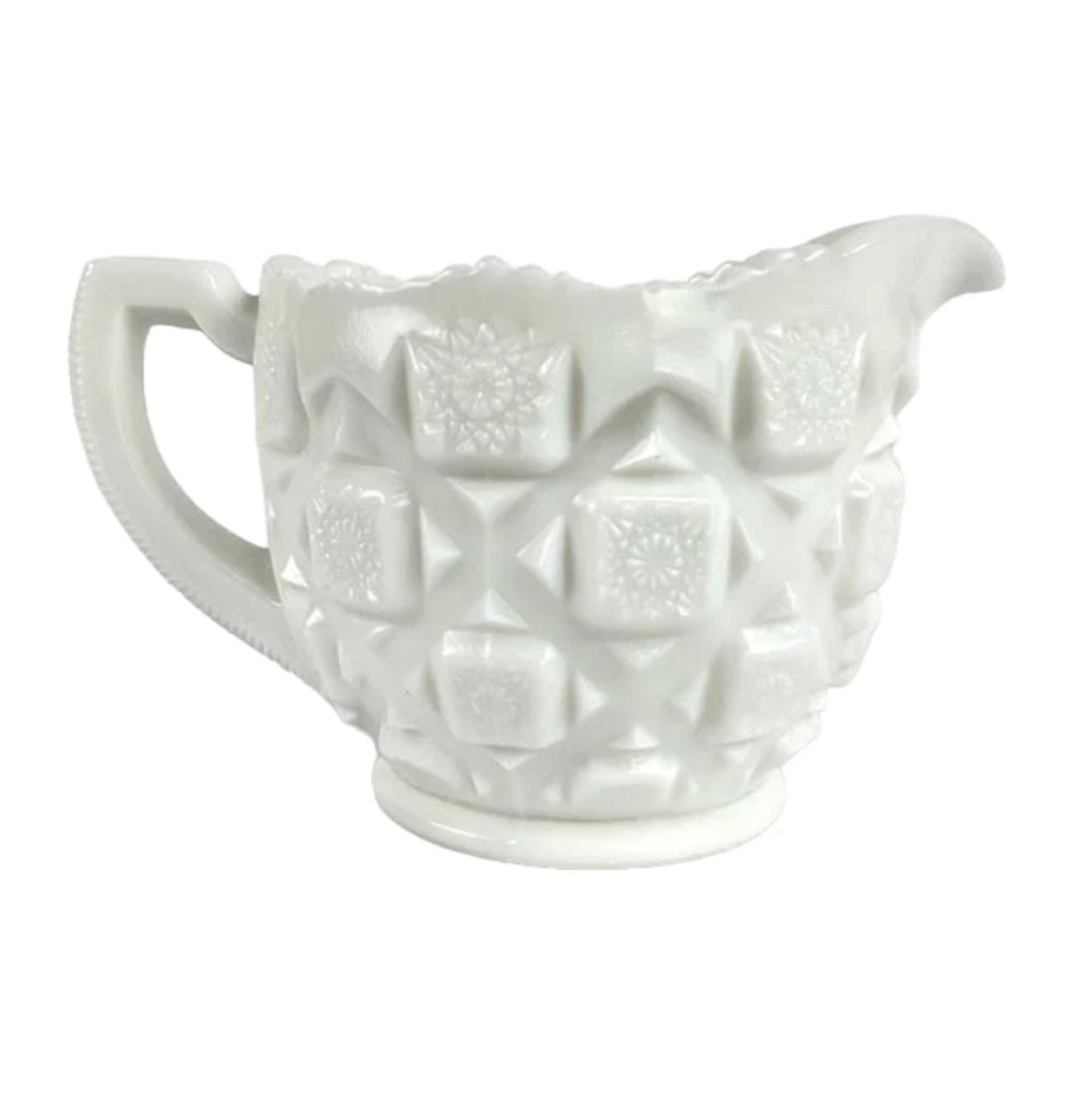 Vintage Antique Westmoreland milk glass creamer